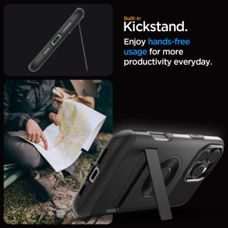 Spigen Slim Armor MagSafe iPhone 16 Pro Case - Black
