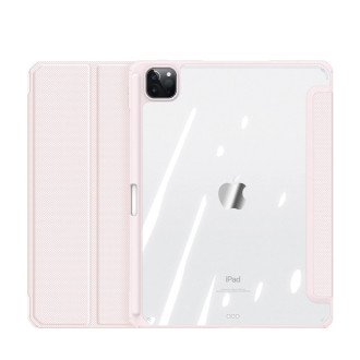 Dux Ducis Toby Armored Flip Smart Case for iPad Air 2020/2022 with Apple Pencil Holder Pink
