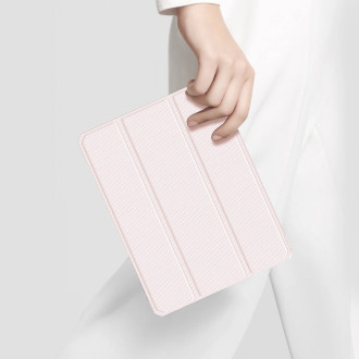 Dux Ducis Toby Armored Flip Smart Case for iPad Air 2020/2022 with Apple Pencil Holder Pink