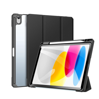 Dux Ducis Toby case for iPad 10.9´´ 2022 (10 gen.) cover with space for Apple Pencil stylus smart cover stand black