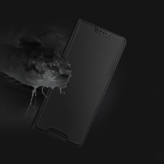 Dux Ducis Skin Pro Case for Sony Xperia 10 V Flip Card Wallet Stand Black