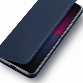 Dux Ducis Skin Pro Case for Sony Xperia 10 V Flip Card Wallet Stand Black