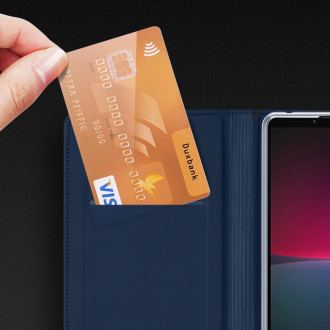 Dux Ducis Skin Pro Case for Sony Xperia 10 V Flip Card Wallet Stand Black
