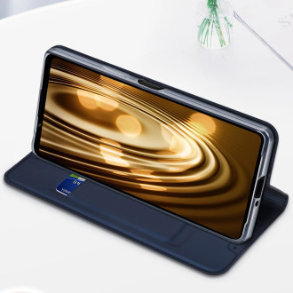 Dux Ducis Skin Pro Case for Sony Xperia 10 V Flip Card Wallet Stand Black