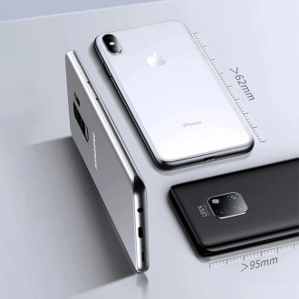 Baseus self-adhesive card case for phone documents gray (ACKD-B0G)