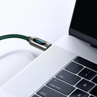 Baseus CATSK-B06 USB-C - USB-C PD cable 100W 5A 480Mb/s 1m - green