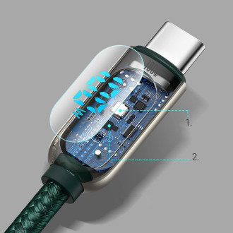 Baseus CATSK-B06 USB-C - USB-C PD cable 100W 5A 480Mb/s 1m - green