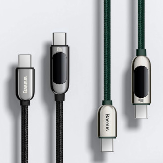 Baseus CATSK-B06 USB-C - USB-C PD cable 100W 5A 480Mb/s 1m - green