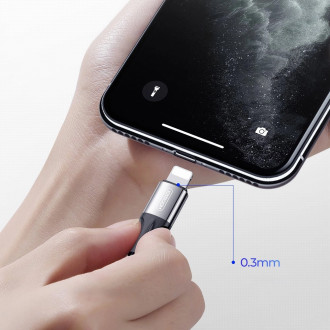 Joyroom S-0230N1 USB-A / Lightning 3A cable 0.2m - black