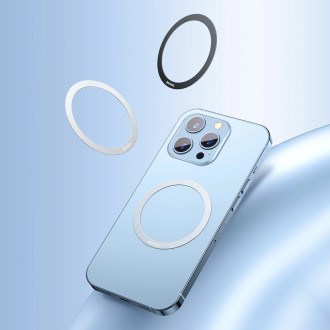 Baseus Halo Series magnetic ring (2 pcs/package) silver (PCCH000012)