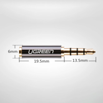 Ugreen audio adapter jack 3.5mm male to jack 2.5mm female black (20502)