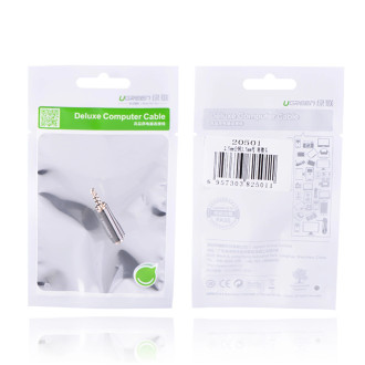 Ugreen audio adapter jack 2.5mm male to jack 3.5mm female black (20501)