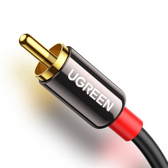 Ugreen AV116 10583 audio mini jack cable 3.5 mm (male) / 2RCA (male) 1.5m - black