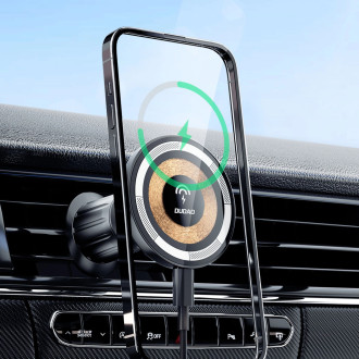 Dudao F12MAX+ magnetický držák kokpitu s indukční nabíječkou MagSafe - černý