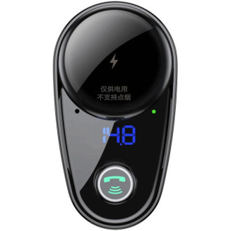Baseus S-06 Bluetooth/USB car FM transmitter (Overseas Edition) - black