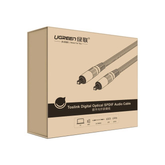 Ugreen AV108 10541 optical Toslink/SPDIF cable 3m - gray