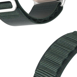 Sport strap with buckle for Apple Watch Ultra / 9 / 8 / 7 / 6 / SE / 5 / 4 / 3 / 2 / 1 (42, 44, 45, 49 mm) Dux Ducis Strap GS Version - green