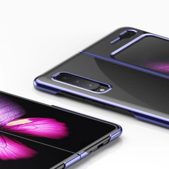 Plating Case hard case Electroplating frame Cover for Samsung Galaxy Fold black
