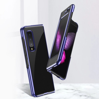 Plating Case hard case Electroplating frame Cover for Samsung Galaxy Fold black
