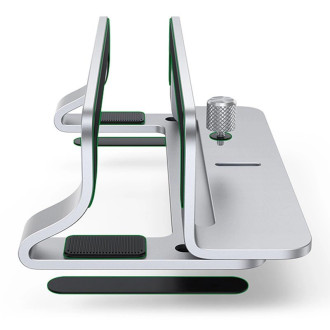 Ugreen Aluminum Vertical Stand Holder Stand for MacBook Laptop Tablet Silver (20471 LP258)