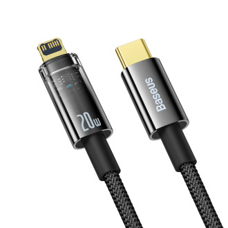 Baseus Explorer Series cable USB Type C - Lightning 20W 1m black (CATS000001)