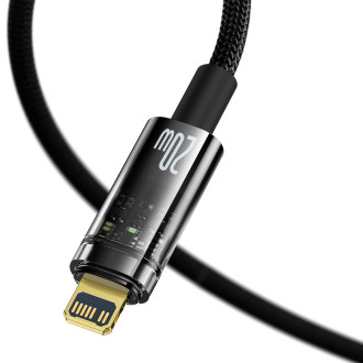Baseus Explorer Series cable USB Type C - Lightning 20W 1m black (CATS000001)