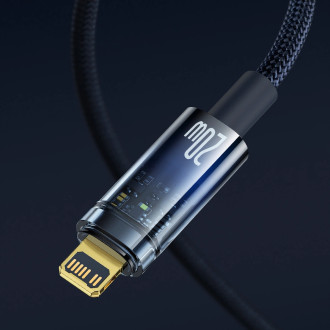 Baseus Explorer Series cable USB Type C - Lightning 20W 1m black (CATS000001)