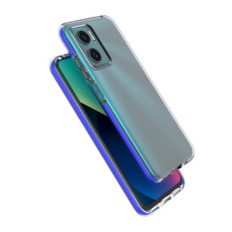 Spring Case Cover for Xiaomi Redmi Note 11E /Redmi 10 5G / Redmi 10 Prime+ 5G / Poco M4 5G Silicone Cover with Frame Light Blue