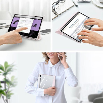 Dux Ducis Toby case with flip stand for Samsung Galaxy Tab S9 FE - pink