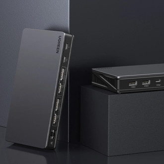 Ugreen CM615 USB-C multifunctional adapter - gray