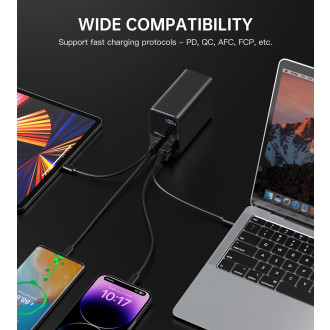 Choetech B635BK USB-A / USB-C Powerbank 22.5W 27000mAh - black