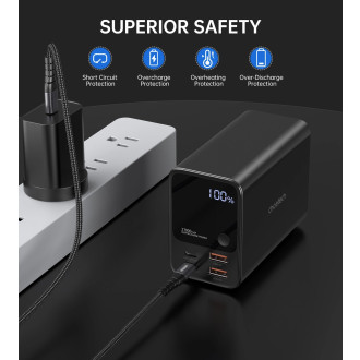 Choetech B635BK USB-A / USB-C Powerbank 22.5W 27000mAh - black