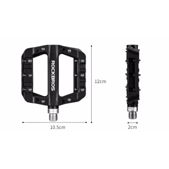 Rockbros 2017-12CBK Nylon Bicycle Pedal Set - Black