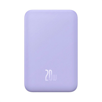 Baseus Magnetic Mini 20000 mAh 20W Powerbank - purple + USB-C / USB-C cable