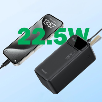 Choetech B732 Powerbank 50000 mAh 22.5W PD and QC - black