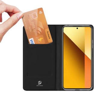 Dux Ducis Skin Pro case with flap and card slot for Xiaomi Redmi Note 13 5G - black