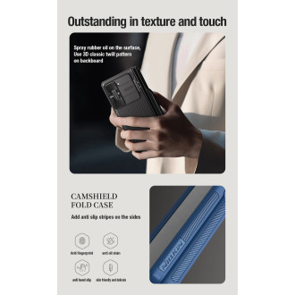 Nillkin CamShield Fold Case for Samsung Galaxy Z Fold 5 with additional stylus holder - black