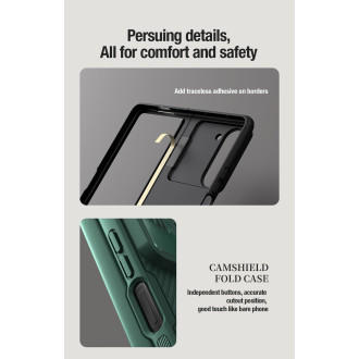 Nillkin CamShield Fold Case for Samsung Galaxy Z Fold 5 with additional stylus holder - black