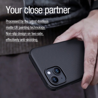 Nillkin Super Frosted Shield Pro Magnetic Case for iPhone 15 - black