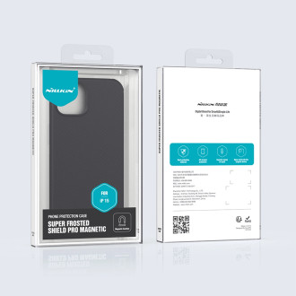 Nillkin Super Frosted Shield Pro Magnetic Case for iPhone 15 - black