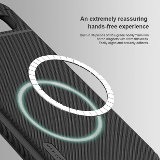 Nillkin Super Frosted Shield Pro Magnetic Case for Google Pixel 8A - black