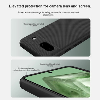 Nillkin Super Frosted Shield Pro Magnetic Case for Google Pixel 8A - black
