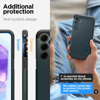 Spigen Tough Armor Case for Samsung Galaxy A55 5G - Green