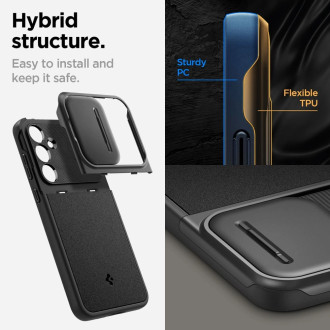 Spigen Optik Armor Case for Samsung Galaxy A55 5G - Black