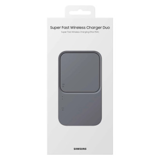 Samsung Duo EP-P5400TBEGEU 15W inductive charger with mains charger and power cable - black