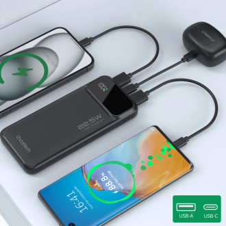 Powerbank Choetech B728 10000mAh 22.5W PD USB-A / USB-C - black