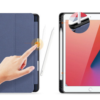 Dux Ducis Domo case with flap and smart sleep for iPad 7 / 8 / 9 10.2´´ - blue