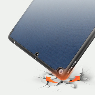 Dux Ducis Domo case with flap and smart sleep for iPad 7 / 8 / 9 10.2´´ - blue