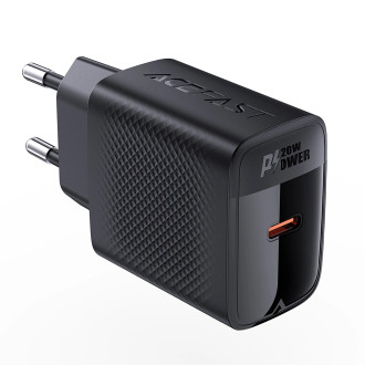 Acefast A82 GaN USB-C PD 20W network charger - black
