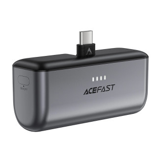 Acefast M9 Powerbank 5000mAh USB-C (male) / USB-C (female) PD 20W - black